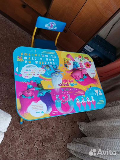 Детский стол и стул Trolls - Тролли