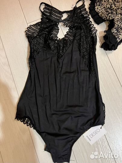 Боди с кружевом deseo