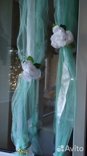 Задник и юбка для стола молодых