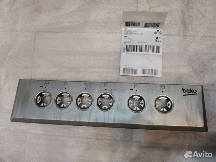 Панель управления эл. плиты Beko 48100 GS
