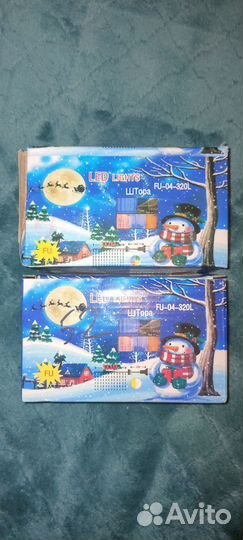 Гирлянда штора 3х2