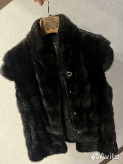 Жилетка меховая женская норка