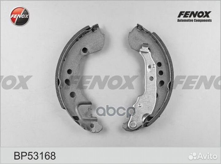 Колодки торм.бараб.203,2x38 BP53168 fenox
