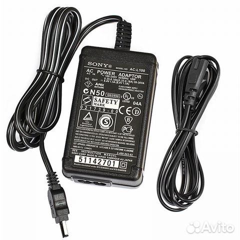 Сетевой адаптер sony AC-L100