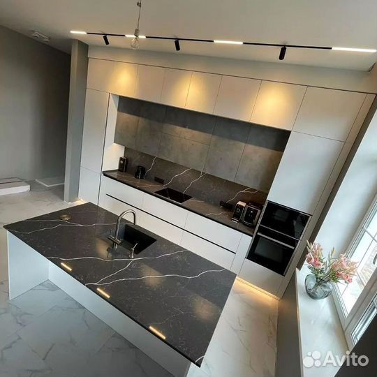 Современная кухня на заказ мдф фасады