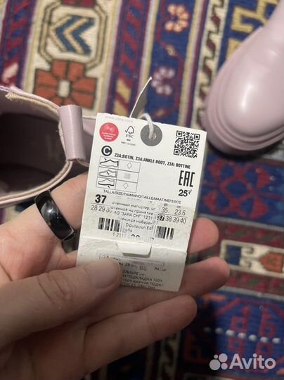 Челси для девочки zara