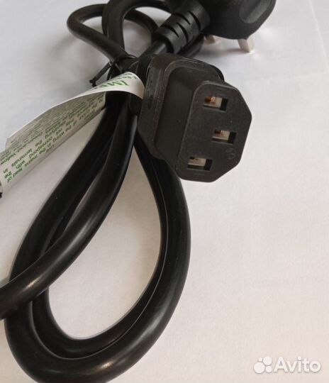 Кабель питания (Type G) 3pin IEC-320-C13, 1,8 m