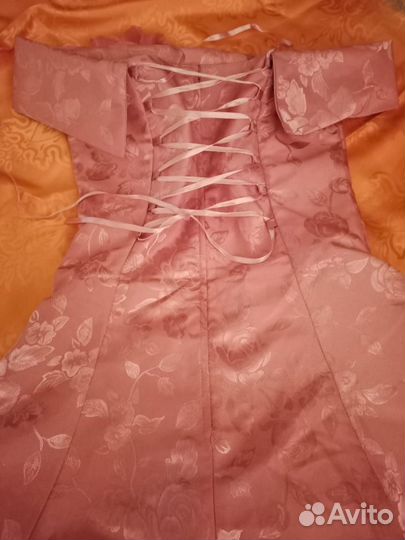 Платье для девочки с подъюбником