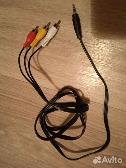 Кабель аудио видео 3RCA trrs, 1.5 м