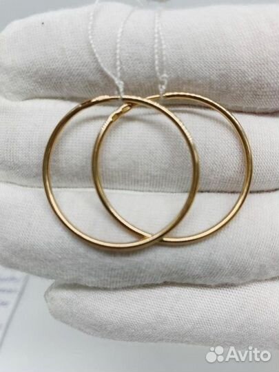 Золотые серьги