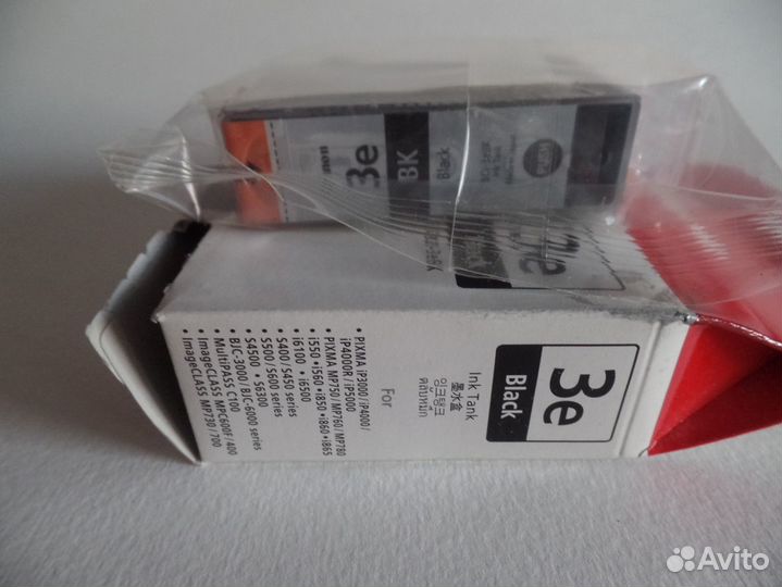 Картридж Canon черный 3e black BCI-3eBK