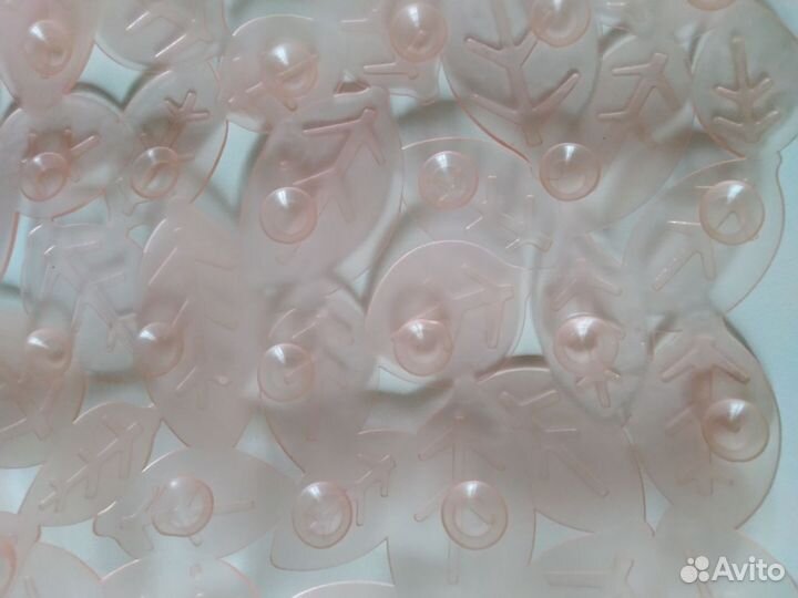 Силиконовый коврик для ванной на присосках