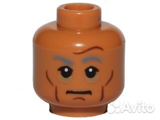 Деталь Lego 3626pb1445 Medium Nougat U