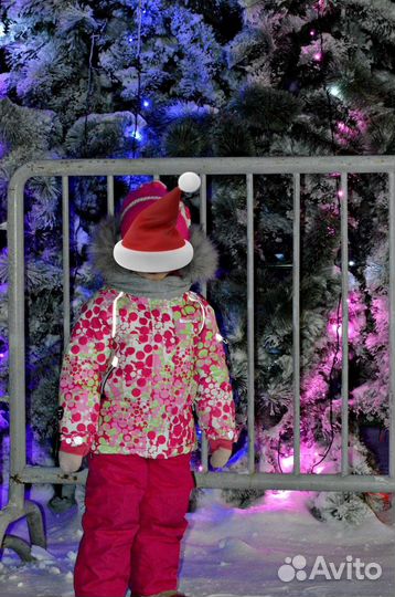 Зимний костюм для девочки 92