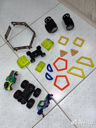Машинки квадроцикл магнитный конструктор