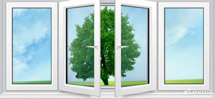 Окна пластиковые под заказ