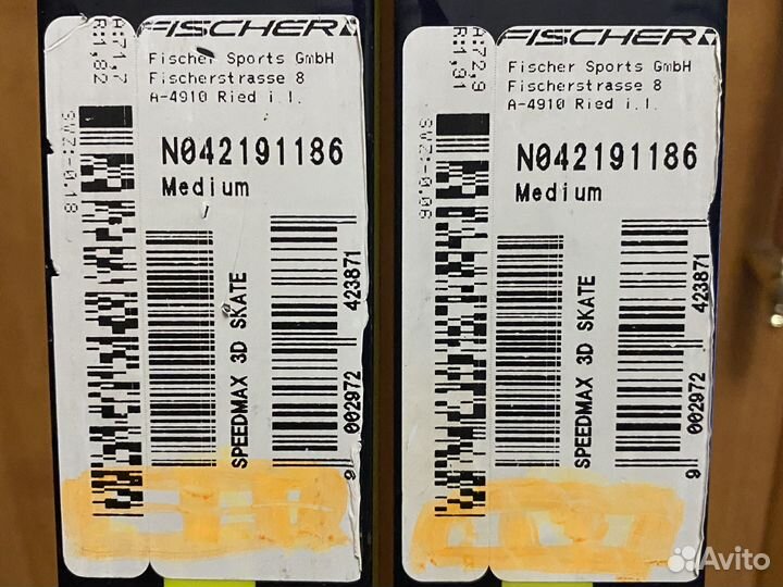 Беговые лыжи fischer speedmax 3D 186