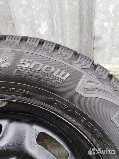 R13 Cordiant Snow Cross 175/70, PCD 4x98 DIA 58.6