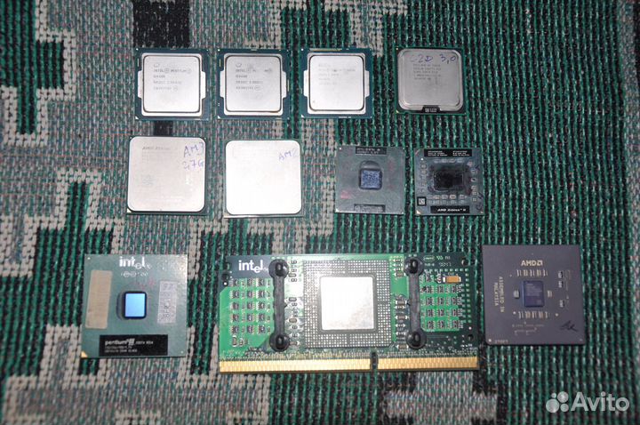 Процессоры современные и рэтро