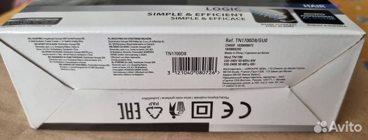 Машинка для стрижки Rowenta Logic TN1700 новая
