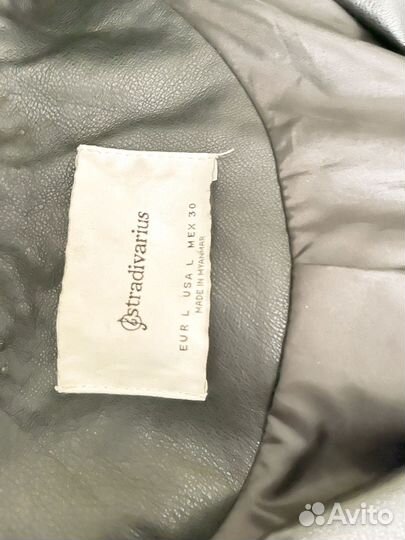 Кожаная куртка косуха женская Stradivarius