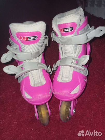 Роликовые коньки детские раздвижные