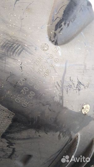 Защита арок (подкрылок) Mercedes C W204, 2008