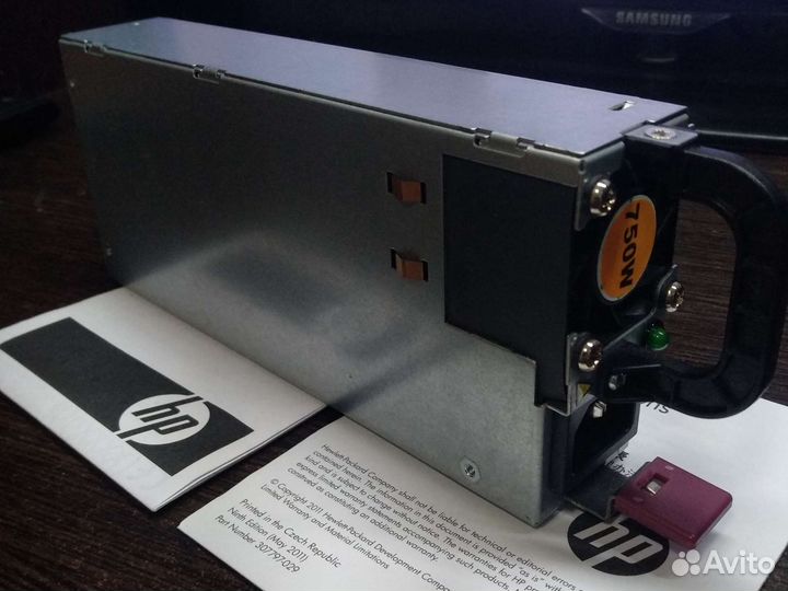 Серверный новый блок питания hp 750 w