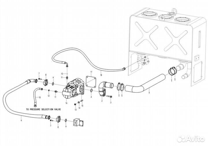 Насос шестеренный спаренный cbgj3100/ 1010-FX - 41
