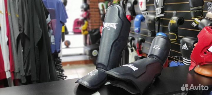 Защита голени и стопы муай тай reyvel черная