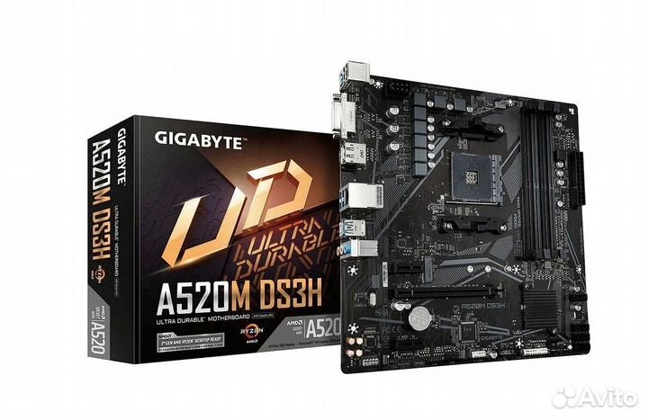 Комплект новый Gigabyte A520 DS3H Ryzen 5 4500