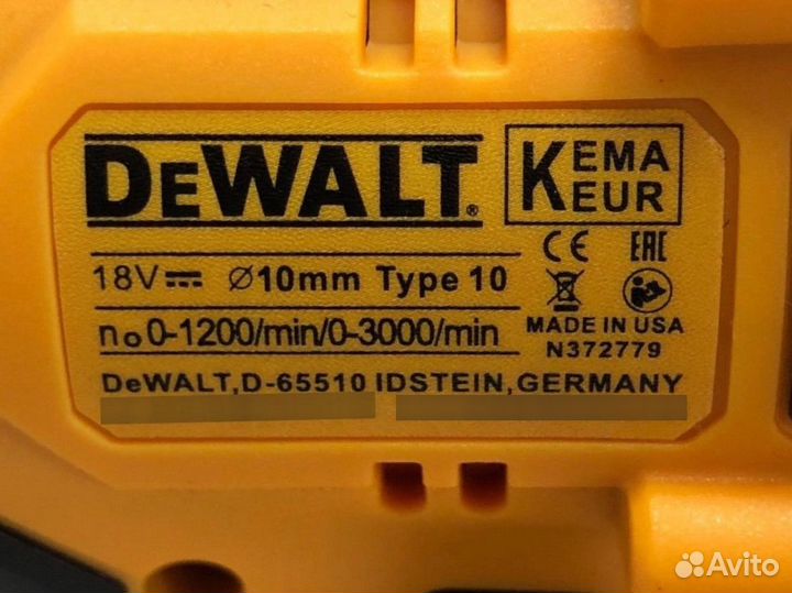 Набор 2в1 DeWalt 18V бесщеточный