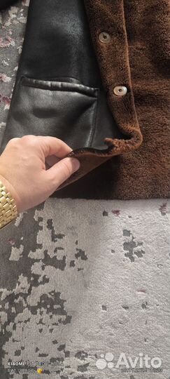 Дубленка натуральная мужская короткая