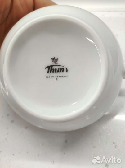 Молочник Богемия Тхун Опал широкий кант