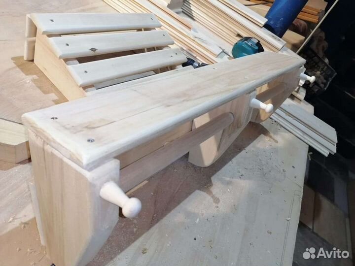 Полка для бани из липы