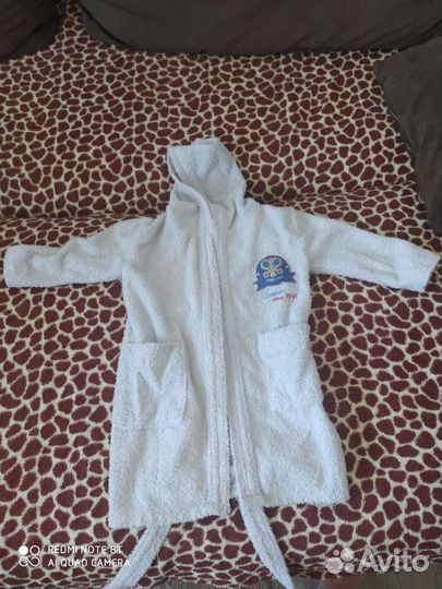 Детский махровый халат