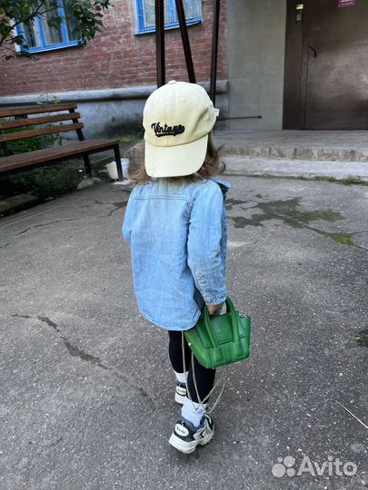 Джинсовая рубашка hm детская