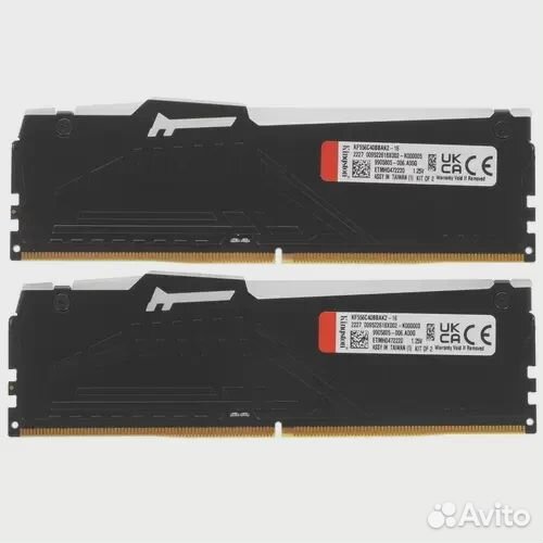 Оперативная память 16 Gb 5600 MHz Kingston fury BE