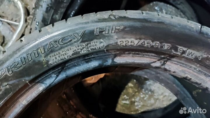 Michelin Primacy HP 225/45 R17 91W