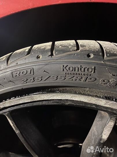 Комплект колес r19 rays g25 hankook ventus