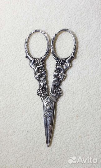Ножницы для винограда. Серебро 830 проба