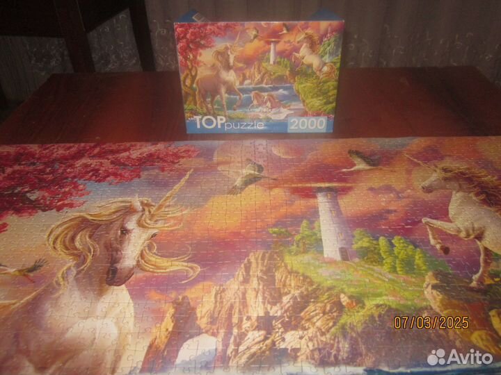 Отдам пазлы на 2000 элементов