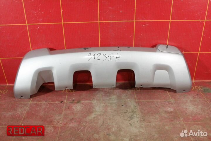 Накладка бампера зад низ Renault Duster 2015