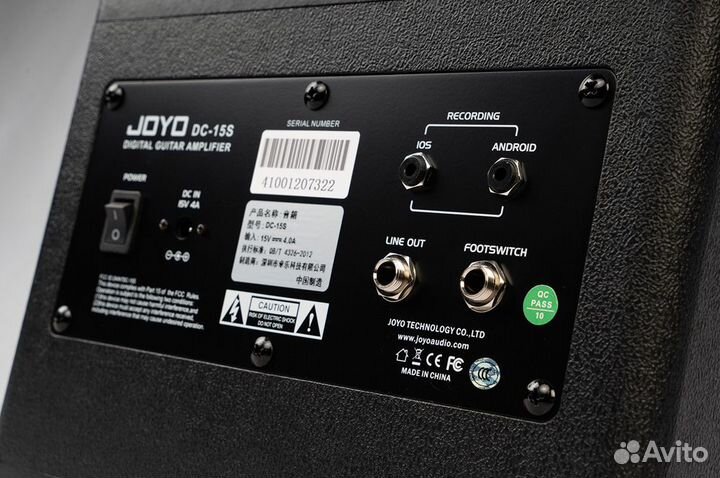 Комбоусилитель гитарный цифровой 15 Вт Joyo DC-15S