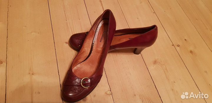 Туфли женские кожаные, размер 40,5