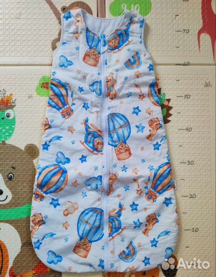 Утепленный конверт для сна (спальный мешок)