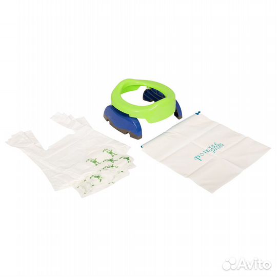 Дорожный складной горшок+10пак Potette Plus новый