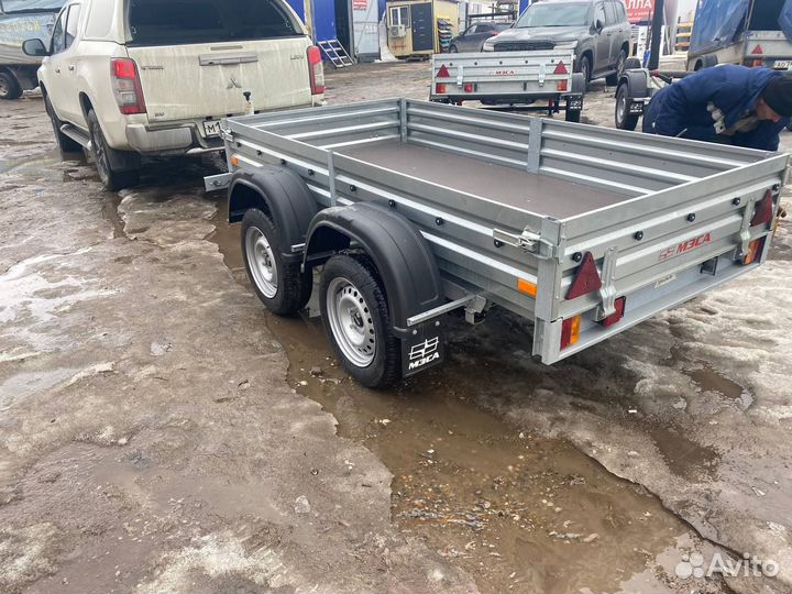 Прицеп легковой двухосный мзса. Рассрочка. Кредит