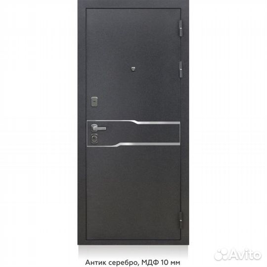 Дверь металлическая Форта зеркало