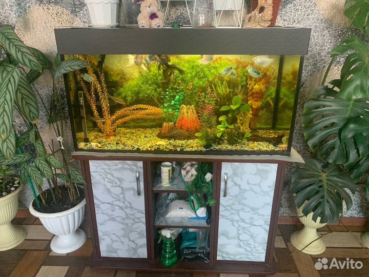Аквариум с тумбой
